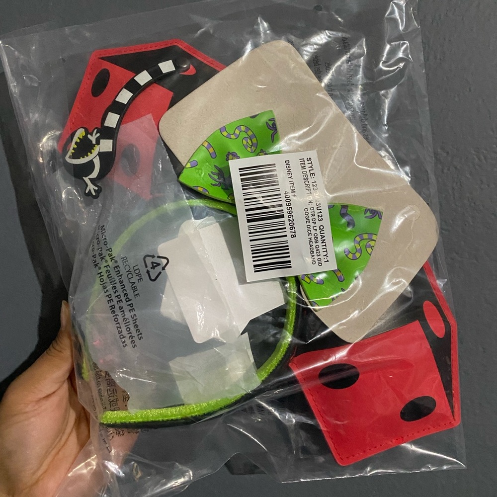 With with tags inside bag Halloween Minnie ears